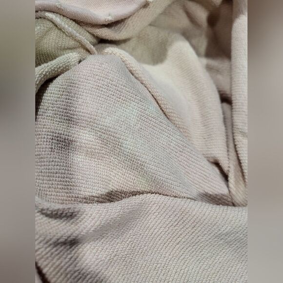 Alo Yoga Distressed Peach Hoodie Unisex Sweatshirt - Picture 8 of 9